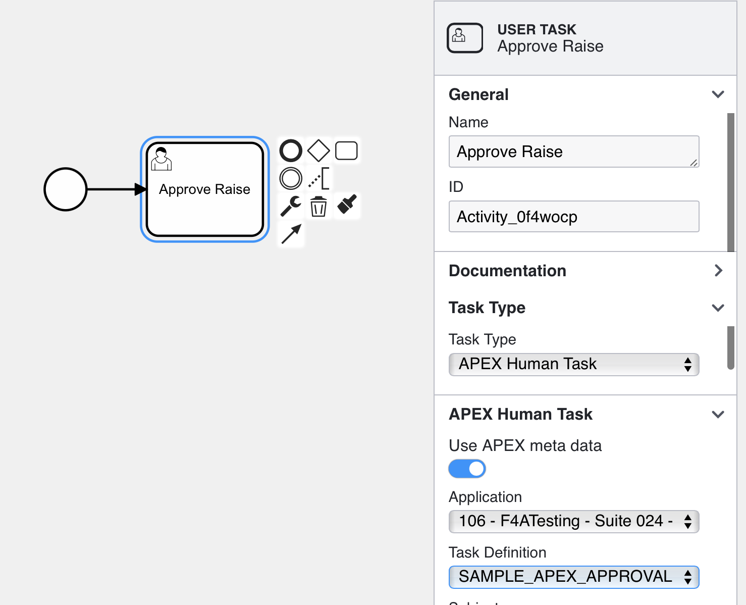 Configuring the properties panel - 1