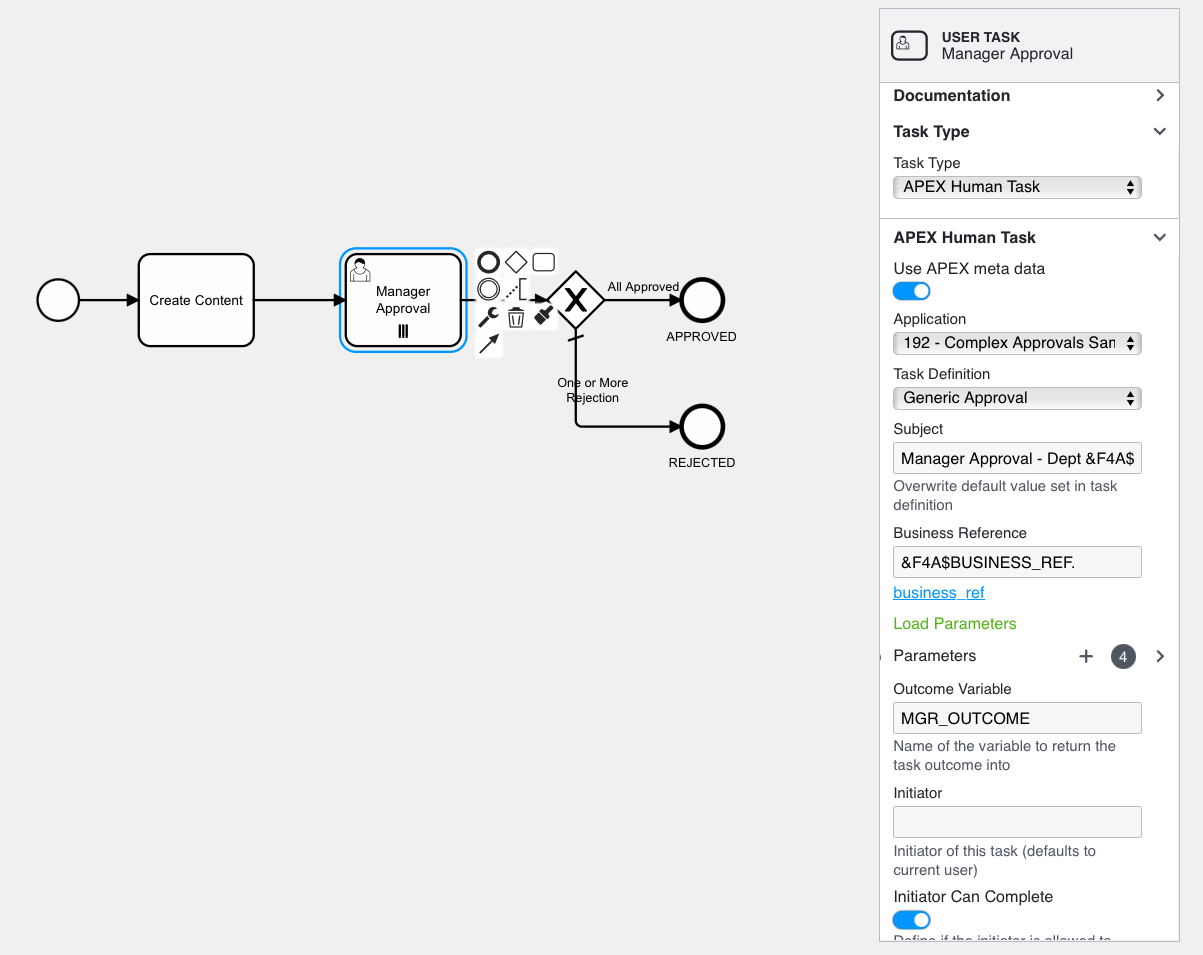 Configuring the Approval Task - 1