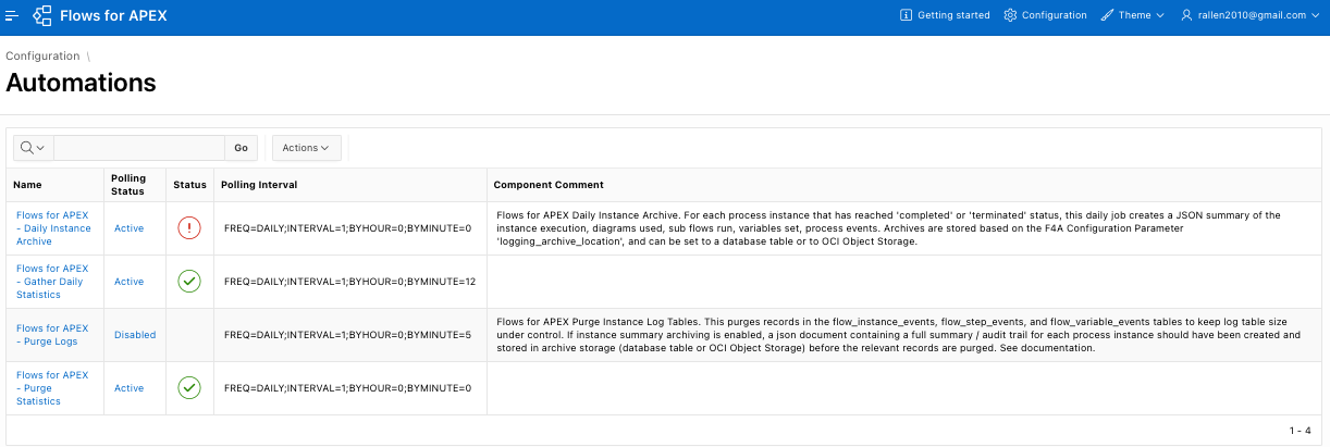 Automations Configuration