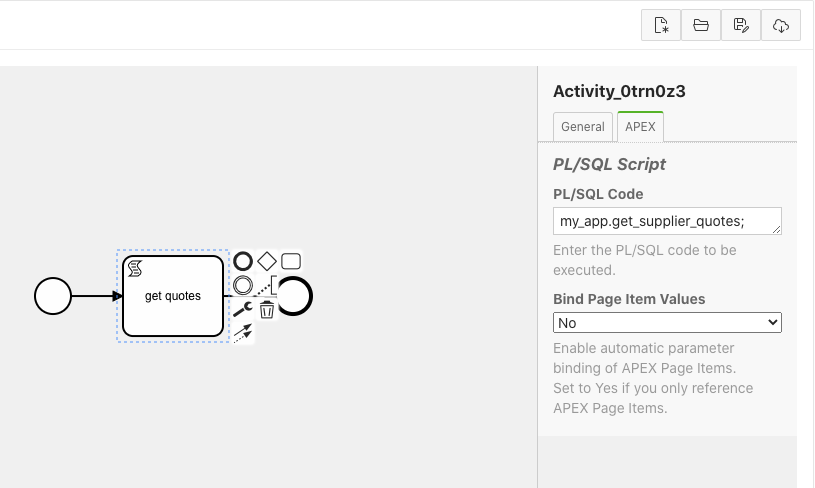 configuration of scriptTasks