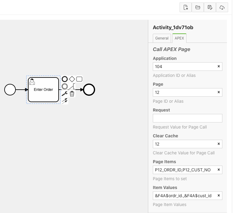 configuration of userTasks