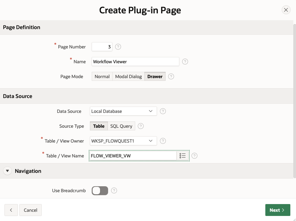 Create Plug In Page